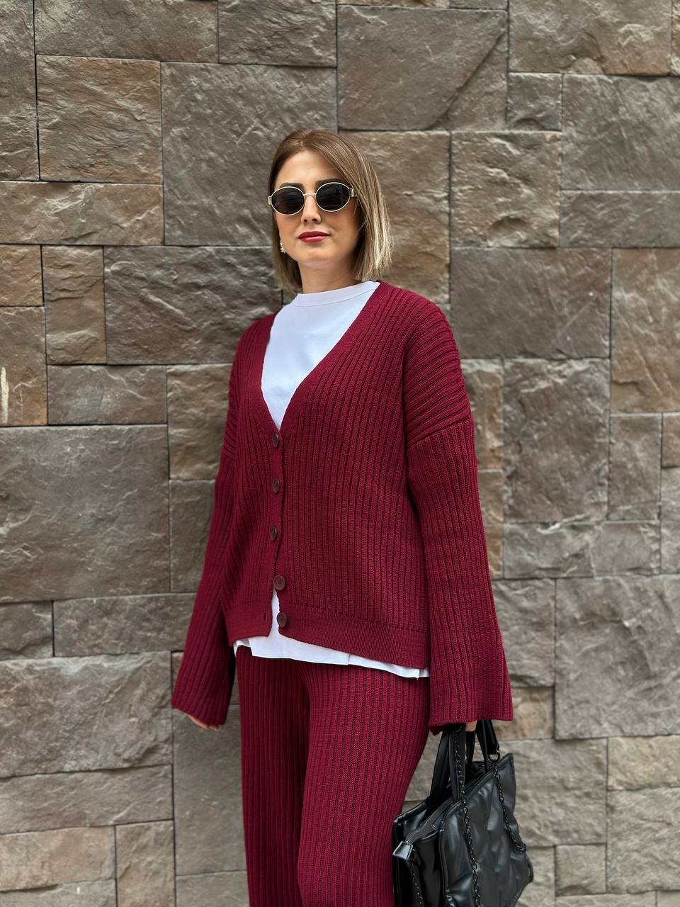 Bordo Triko Takım