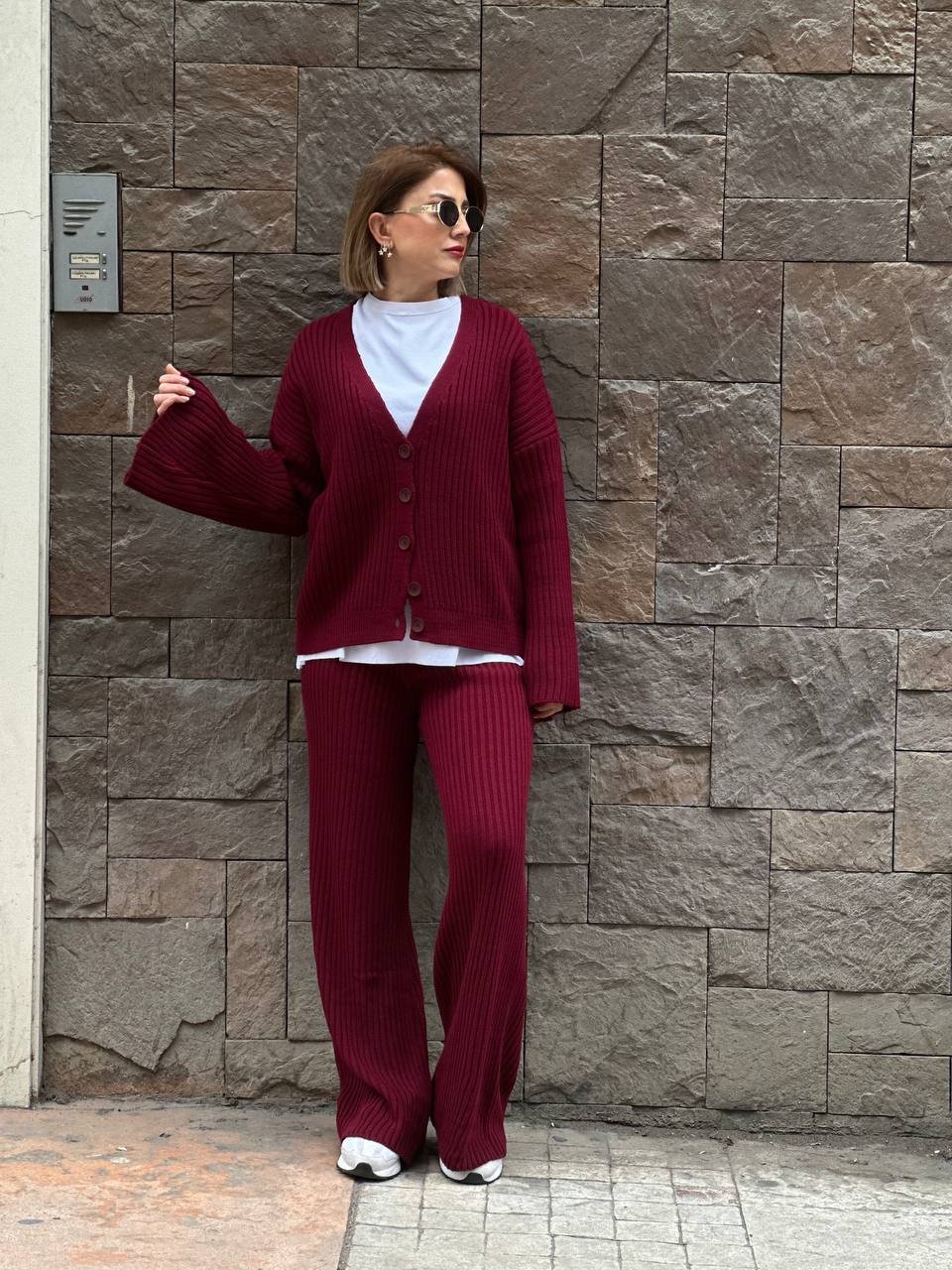 Bordo Triko Takım 3