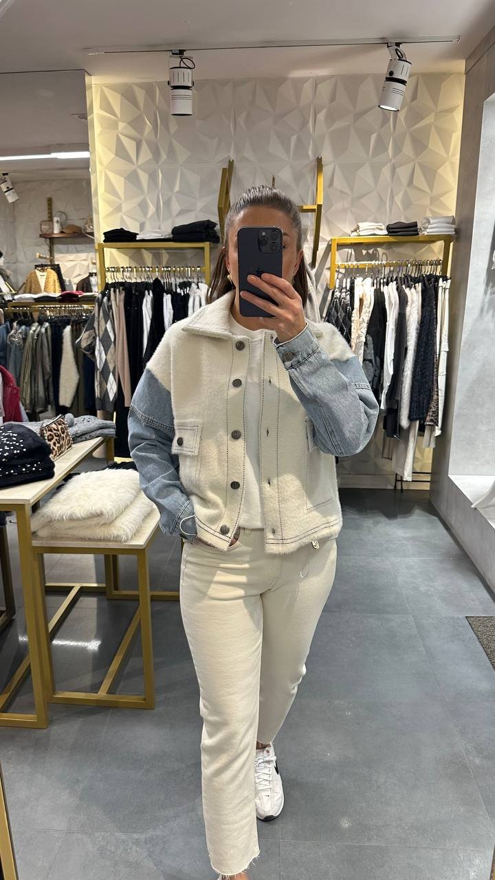 Denim Detay Hırka