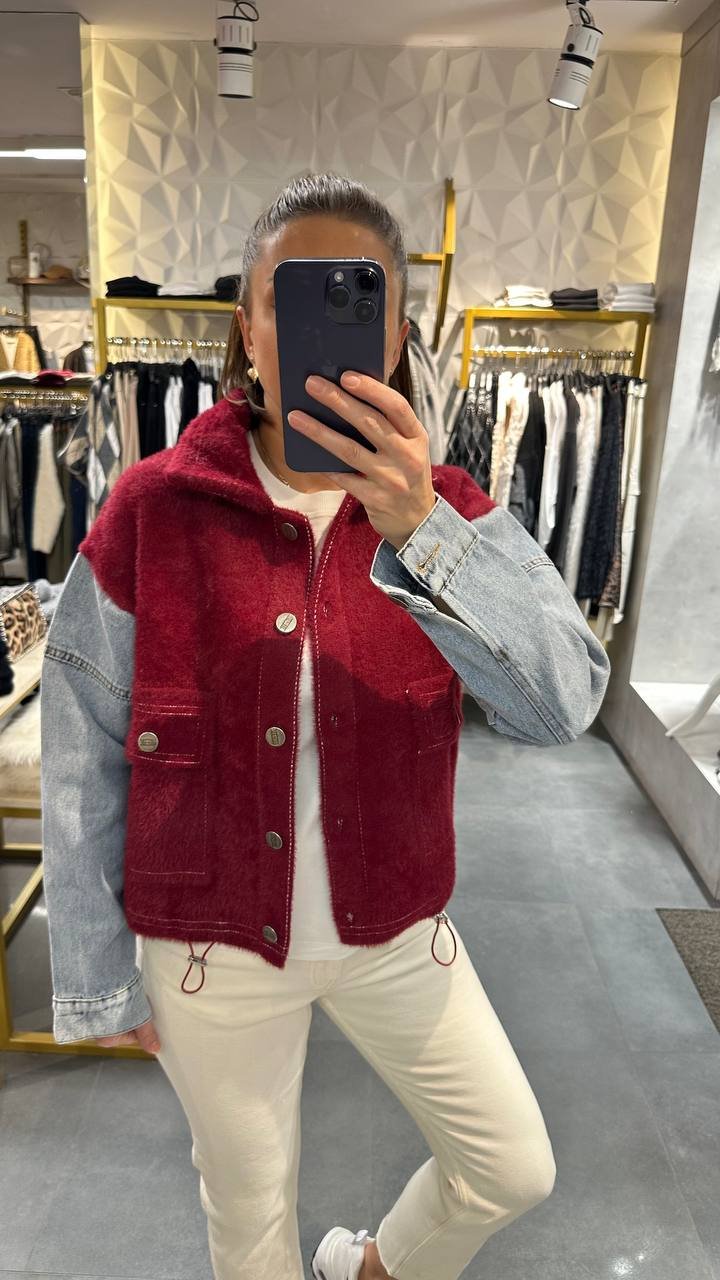 Denim Detay Hırka 5
