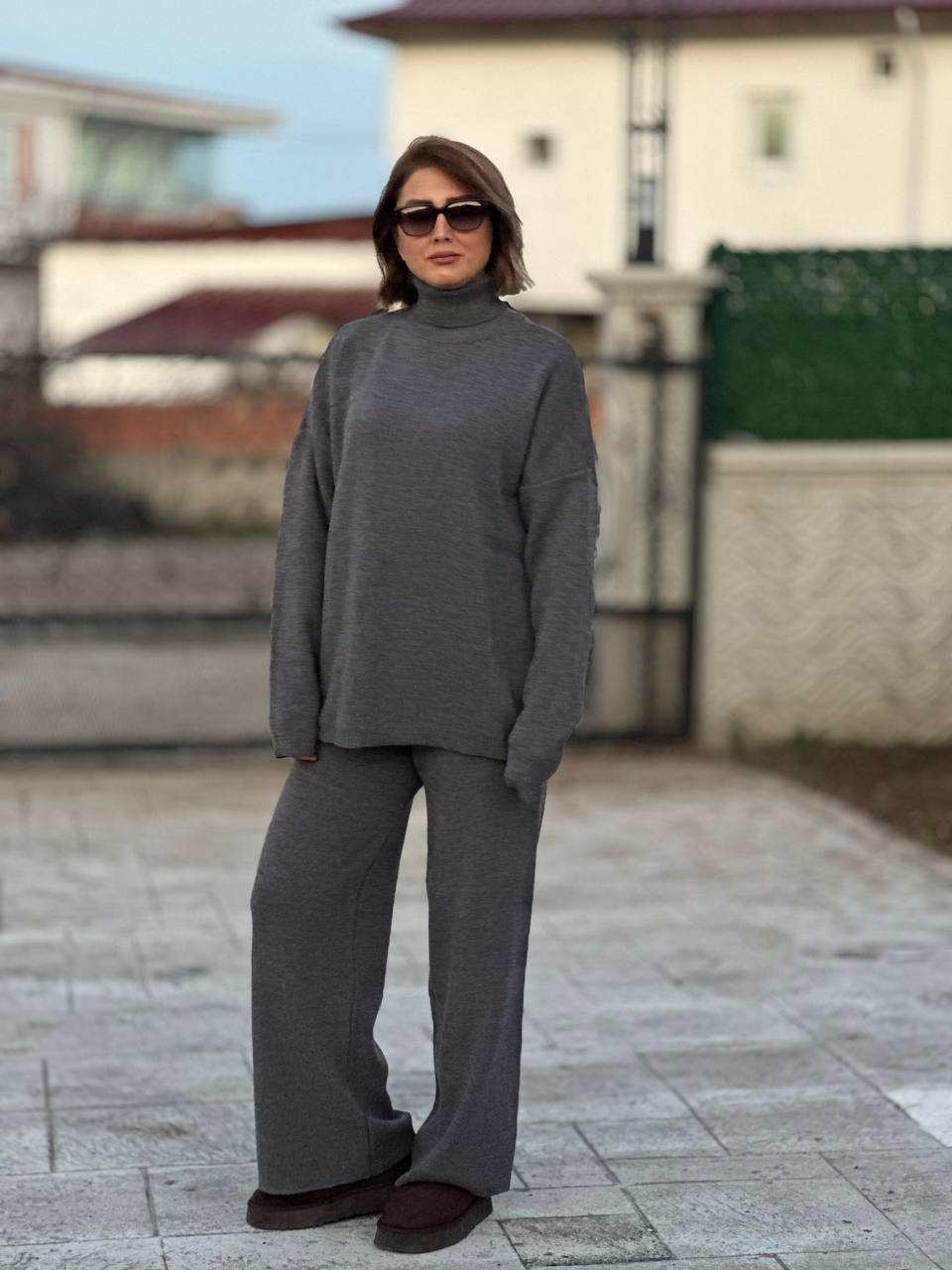 Triko takım gri